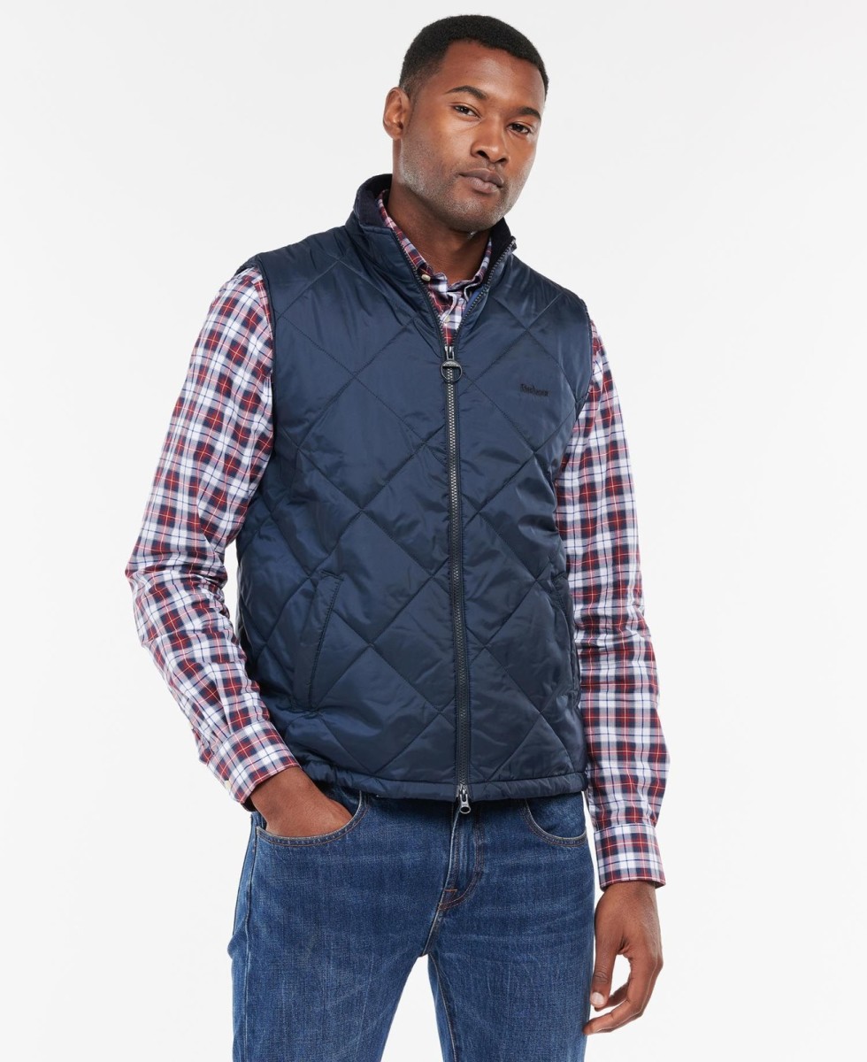 Barbour Finnar Gilet Navy Simpsons of Cornwall