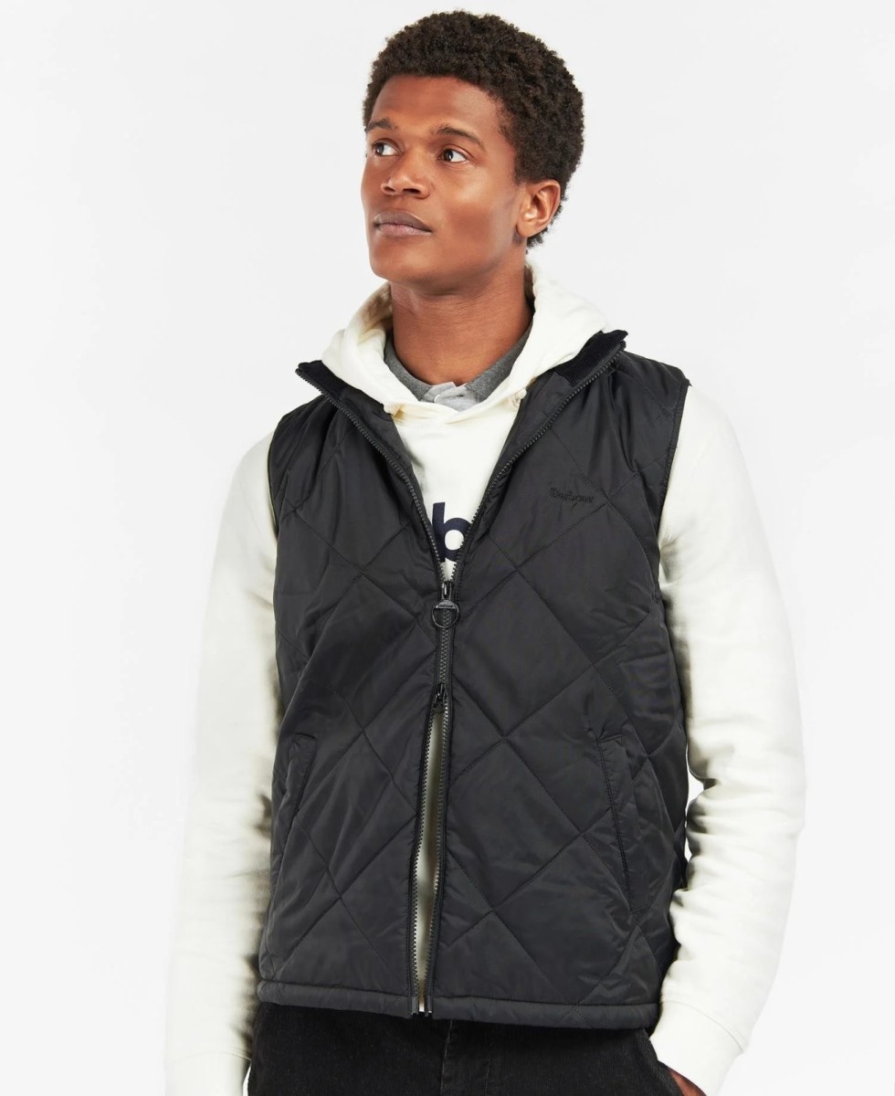 Barbour Finnar Gilet Black - Simpsons of Cornwall