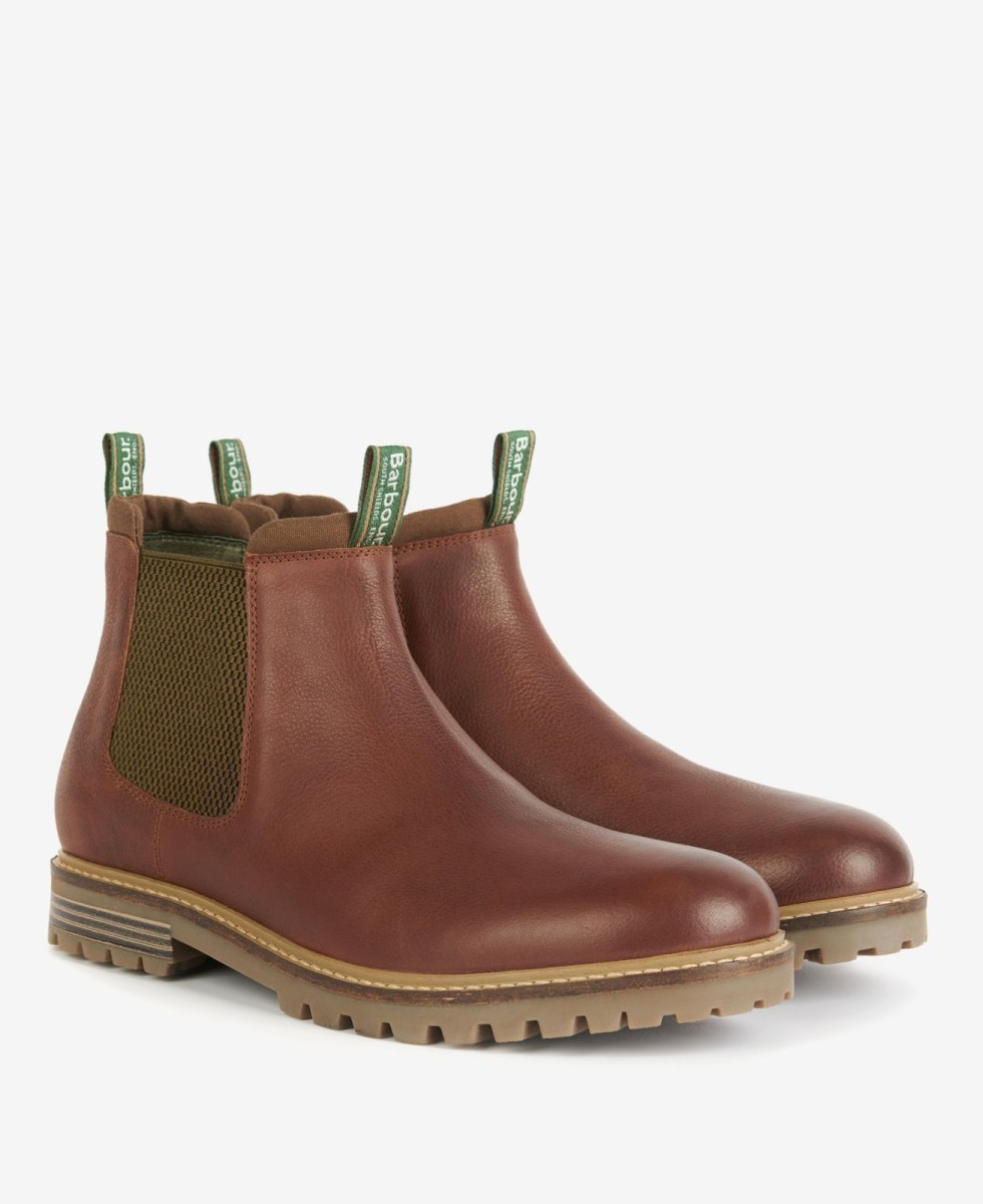 Barbour Walker Chelsea Boot Teak Simpsons of Cornwall
