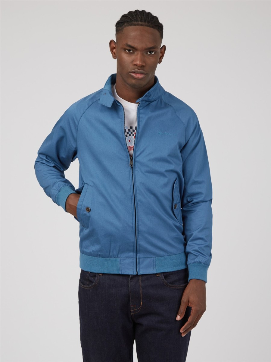Ben Sherman Harrington W w Blue Simpsons of Cornwall