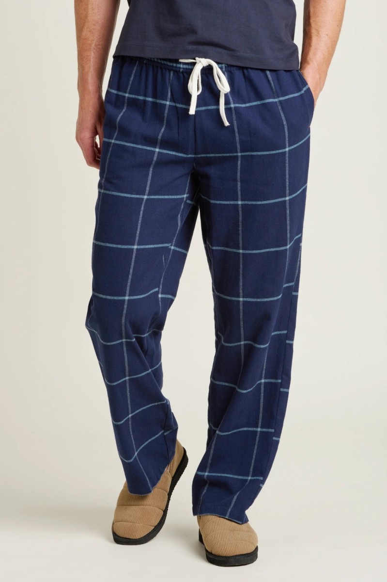Checked pj bottoms mens best sale