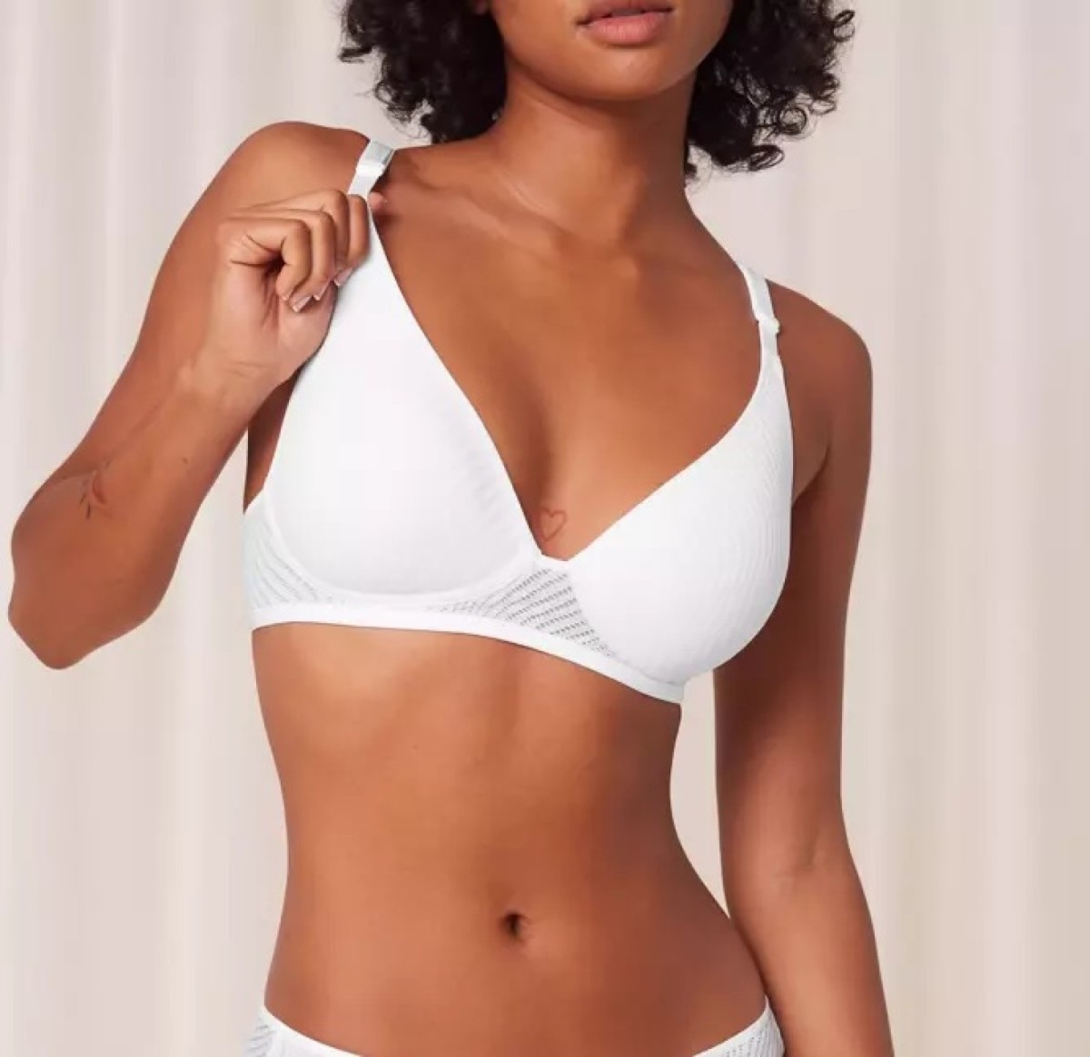 Harmony Spotlight Non Wired Bra- White - Simpsons of Cornwall