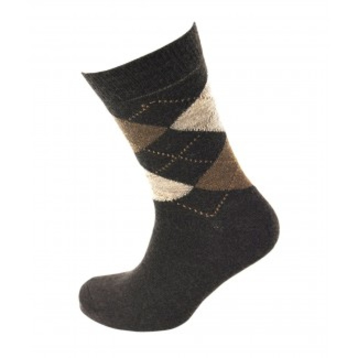 Viyella Socks Argyle Brown - Simpsons of Cornwall