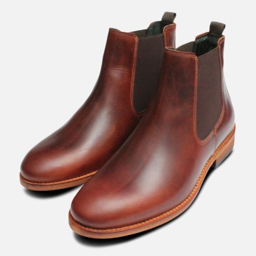 Barbour Bedlington Chelsea Boot Brown Simpsons of Cornwall
