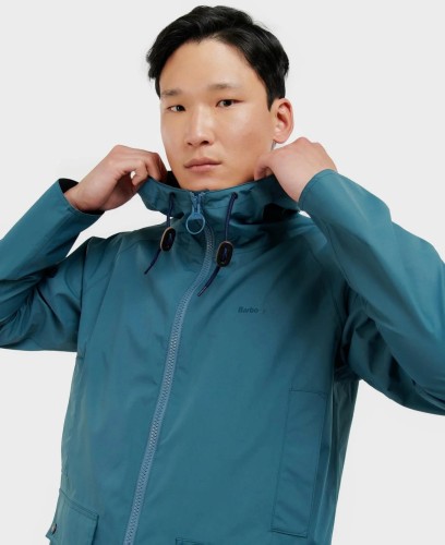 Barbour Hooded Domus Jacket Lake Simpsons of Cornwall