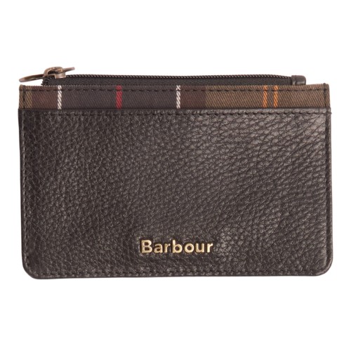 Barbour leather card holder deals