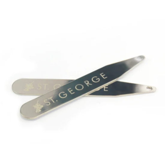 6.5cm Brushed Nickel Collar Stiffener