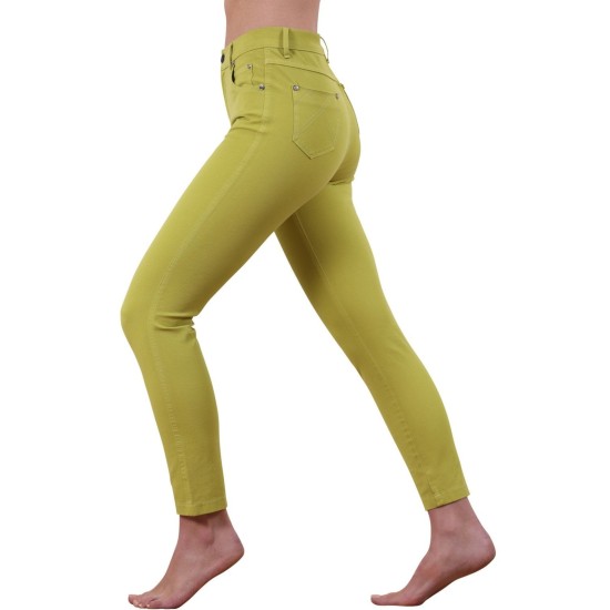 7/8th Jeans- Lime Green
