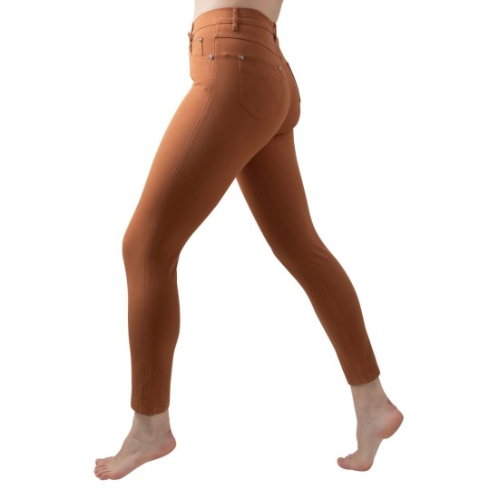 7/8th Jeans- Rust