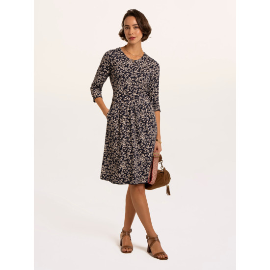 Freya Dress navy