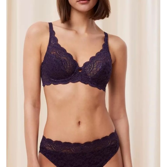 Amourette 300 W Bra Blackcurrant