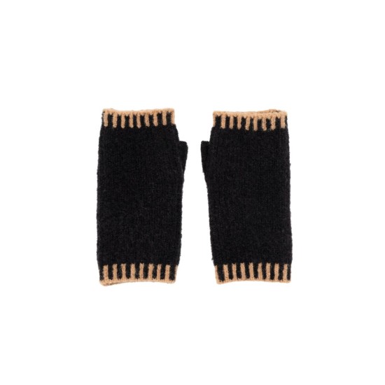 Autumn Handwarmers- Black/Camel