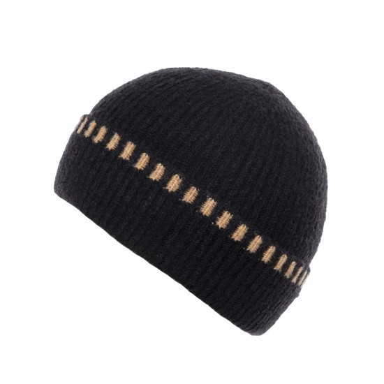Autumn Hat - Black/Camel