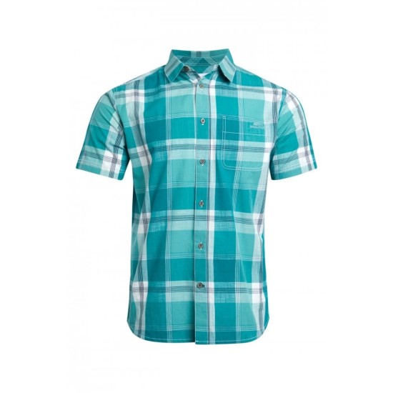 Avalon S/s Poplin Checked Shirt Viridis
