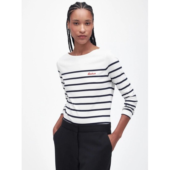 Barbour Bradley Top - Cloud Stripe