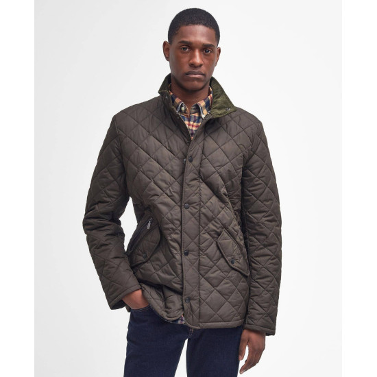 Barbour Chelsea Quilted Jacket- Olive