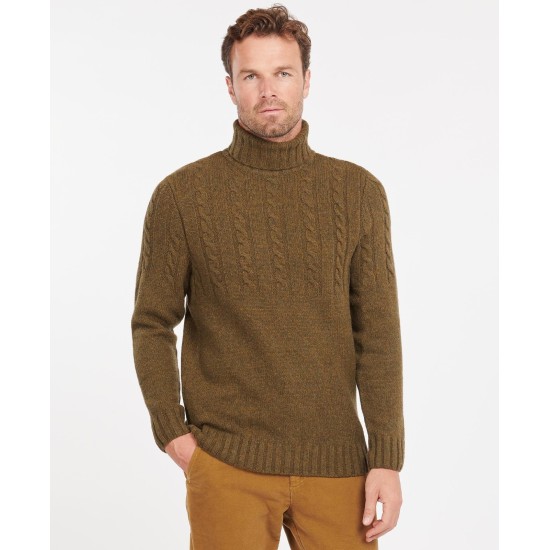 Barbour sweater mens sales Brown
