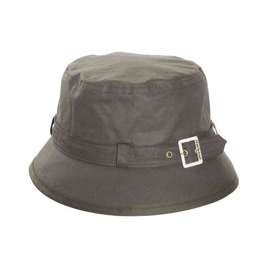 Barbour Kelso Wax Hat Olive