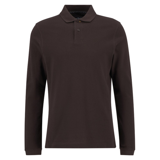 Barbour L/s Sports Polo- Dk Oak