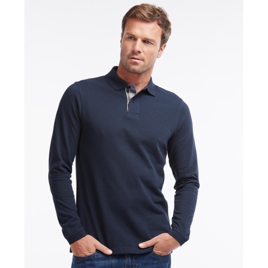 Barbour L/s Sports Polo Navy