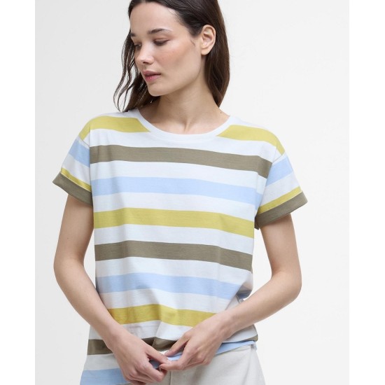 Barbour Lyndale S/s Top- Lim eadeStripe 