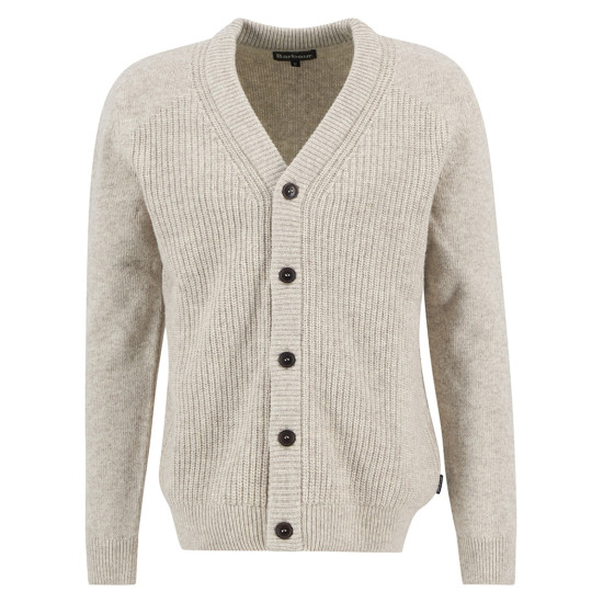 Barbour Mainland Knitted Cardigan- Mist