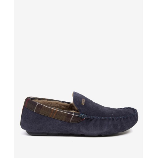 Barbour Monty Slipper- Navy