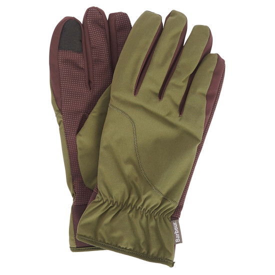 Barbour Overdale Waterproof Glove- Olive