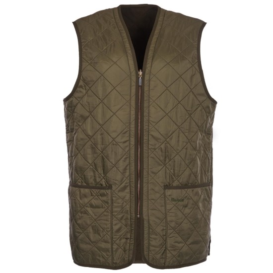 Barbour polar quilt waistcoat olive