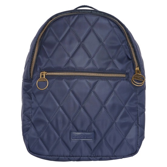 Barbour Quilted Backpack- Navy