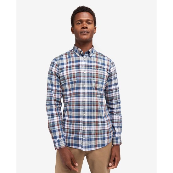 Barbour Seacove L/s Tailored Shirt Blue