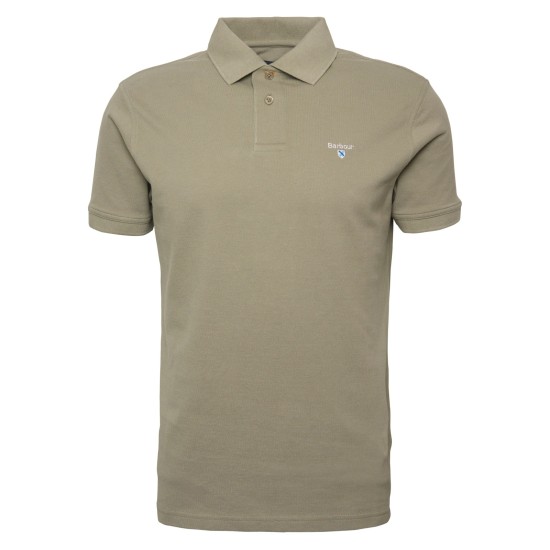 Barbour Sports Polo - Dusty Green