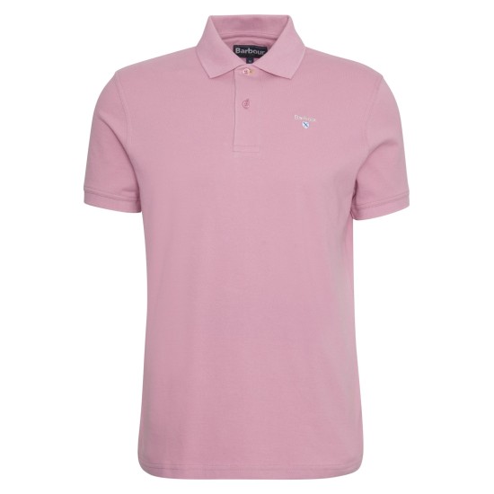Barbour Sports Polo - True Pink