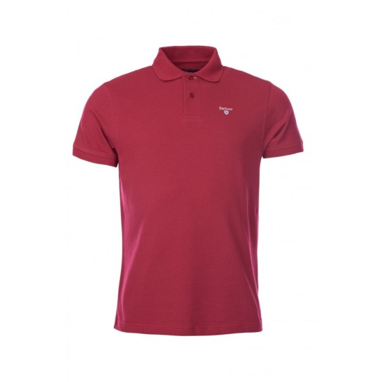 Barbour Sports Polo Biking Red