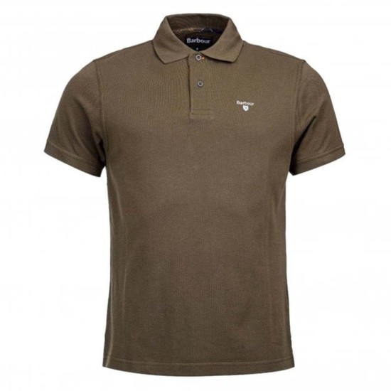 Barbour Sports Polo Dark Olive