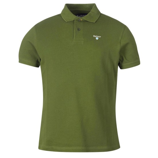 Barbour Sports Polo Rifle Green