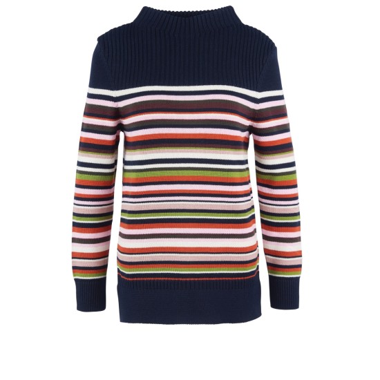 Barbour Stripe Guernsey Knit- Navy Mix