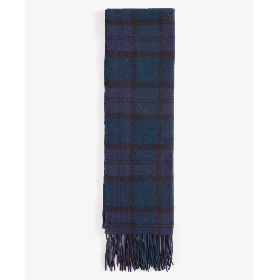 Barbour Tartan Lambswool Scarf Black Watch Tartan