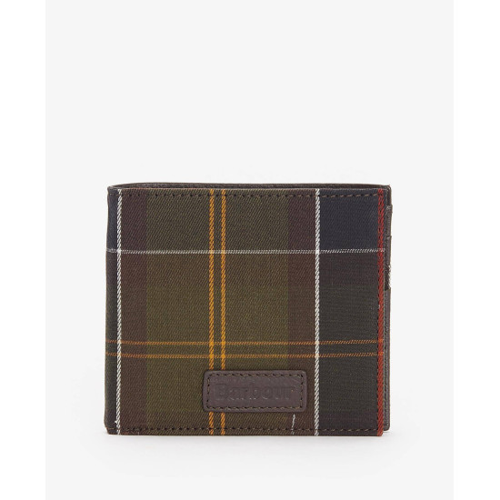 Barbour Tartan Wallet- Brown
