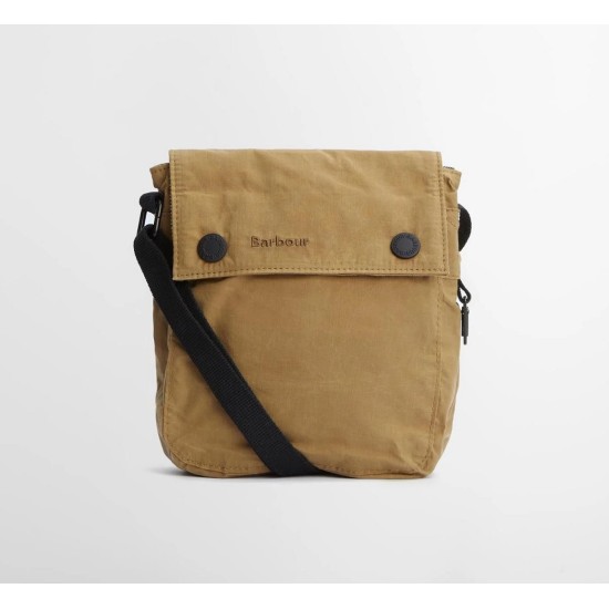 Barbour Transport Crossbody Bag- Golden Khaki