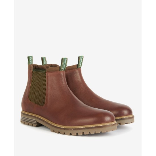 Barbour Walker Chelsea Boot- Teak