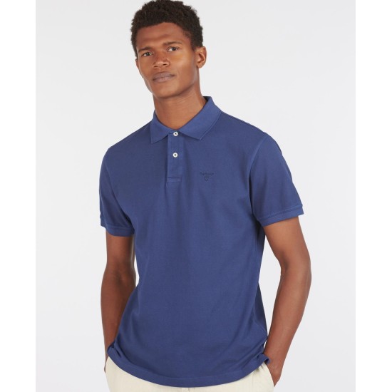 Barbour Washed Sports Polo - Navy