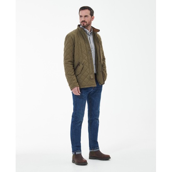Barbour Shoveler Waterproof Quilt- Clay