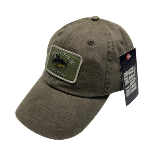 Baseball Cap Gone Fishing