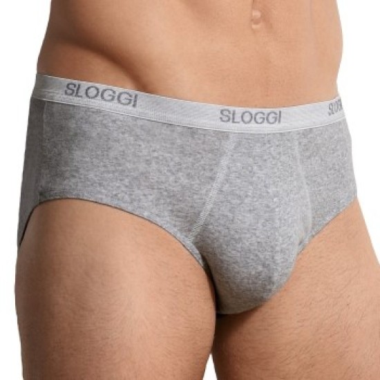 Basic + Midi Briefs 2pk Grey