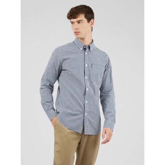 Ben Sherman L/S Shirt Dk Blue