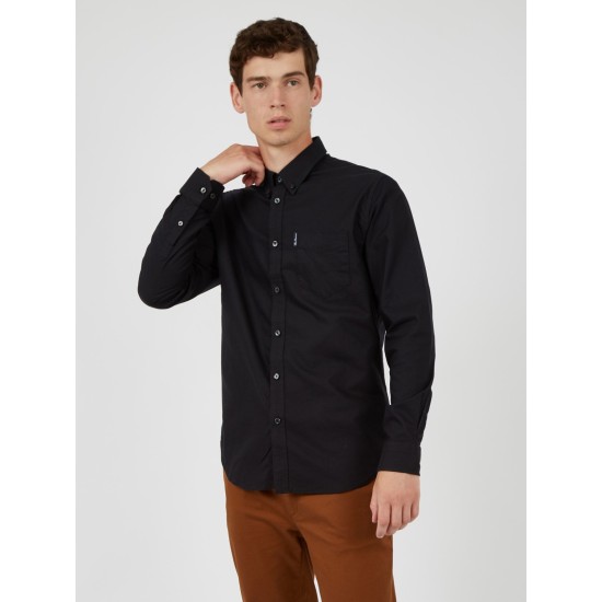 Ben Sherman Oxford Shirt Black