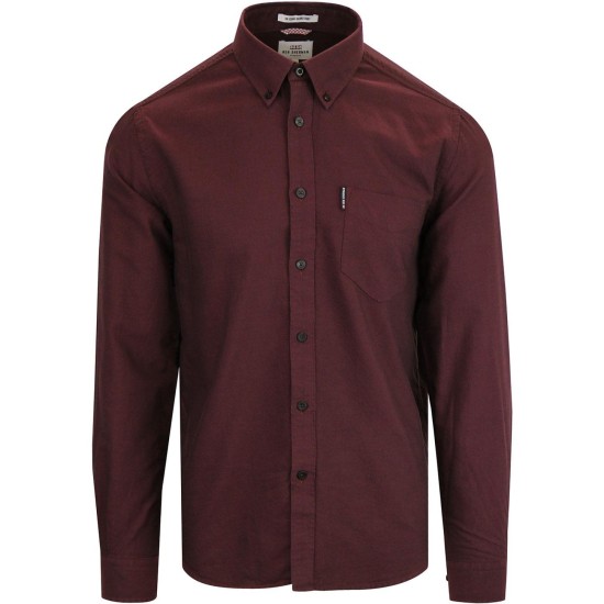 Ben Sherman Oxford Shirt Wine