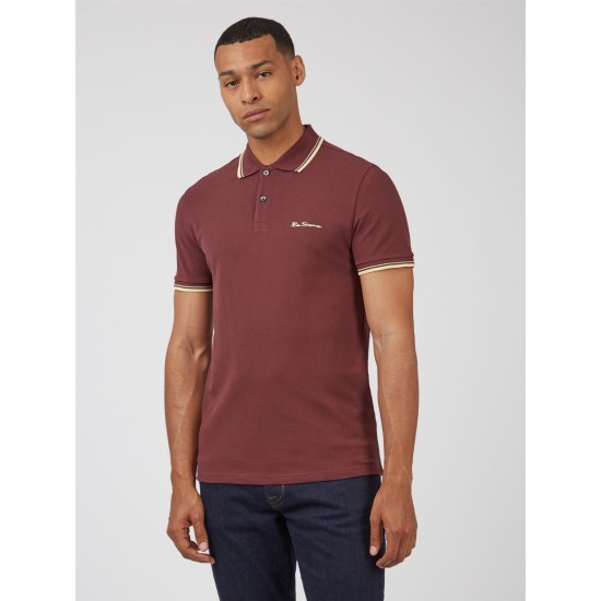 Ben Sherman Polo Aubergine