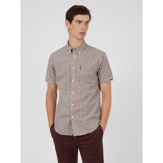 Ben Sherman S/S Shirt Red